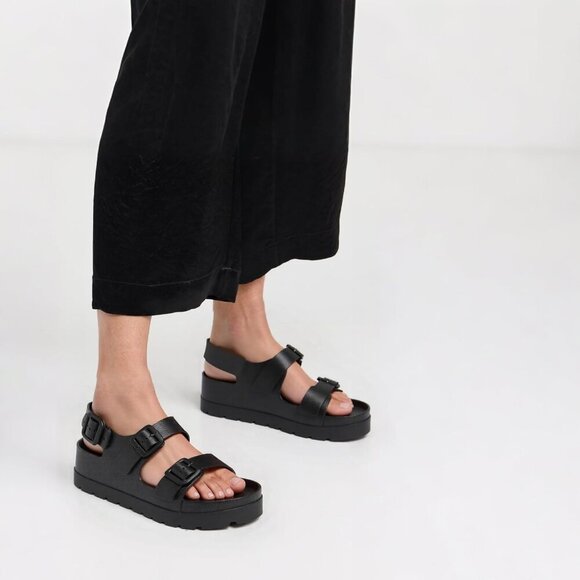 Women's Platform Sandals Ethylene Vinyl Acetate Lightweight Non-Slip - Picture 5 of 5